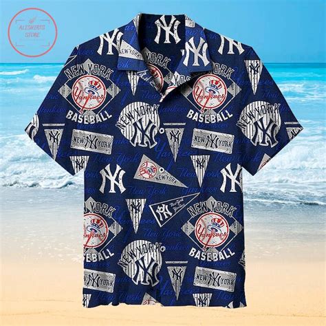 new york yankees hawaiian shirt